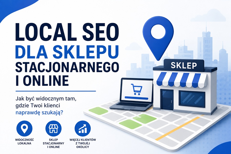 Local SEO dla sklepu stacjonarnego i online – widoczność sklepu w Google i systemach AI